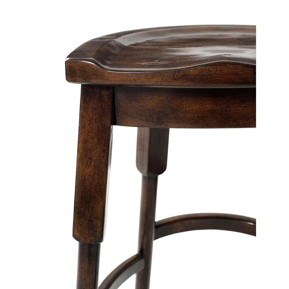 Country Tabouret de comptoir anglais rustique en vente