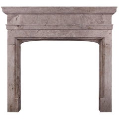 Antique Rustic English Fireplace in the Gothic Manner