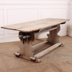 Rustic English Oak Console Table