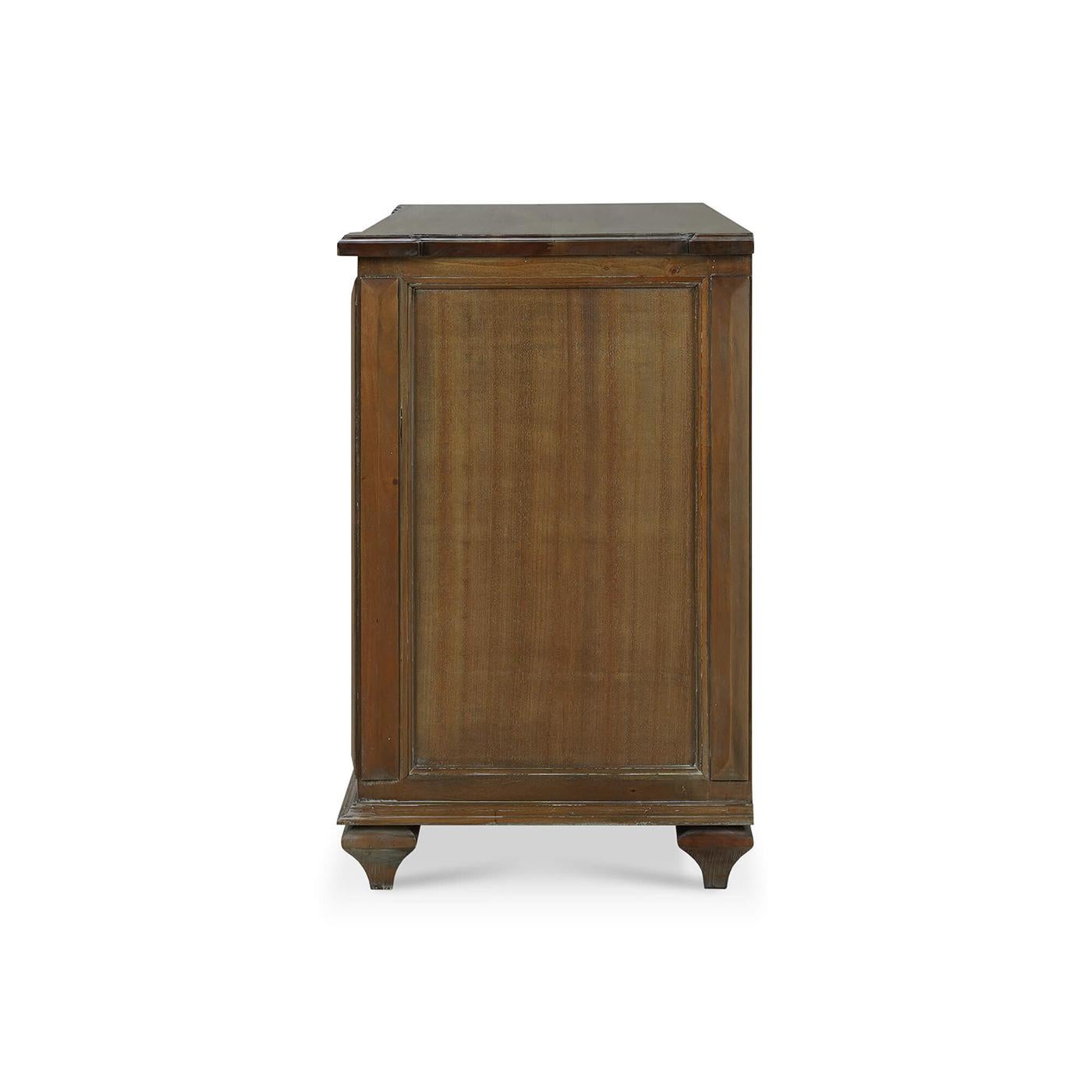 Asian Rustic European Commode For Sale