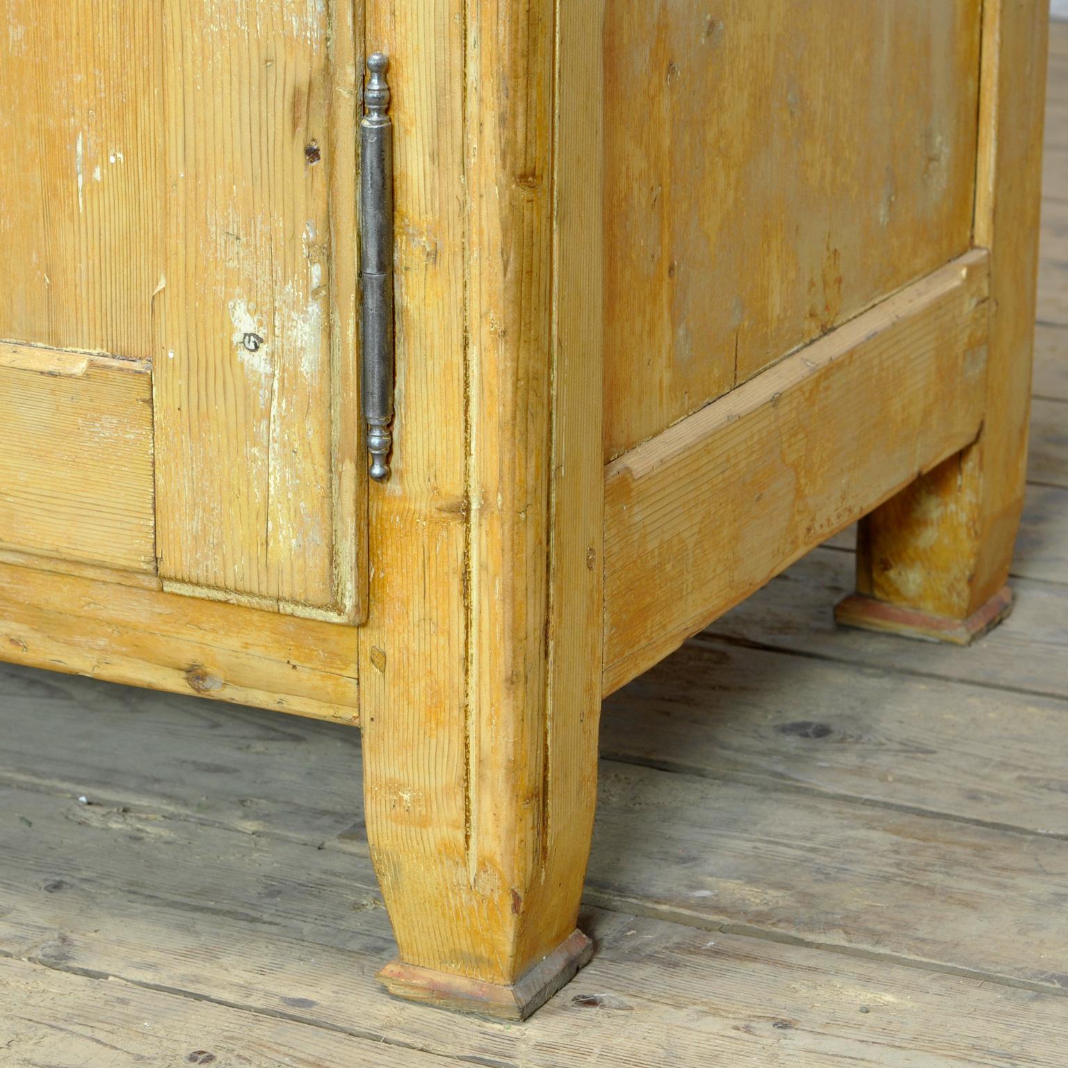 Rustic European Pine Ice Cabinet, Circa 1910 For Sale 8