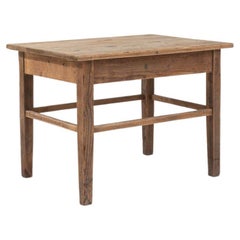 Antique Rustic European Wooden Table