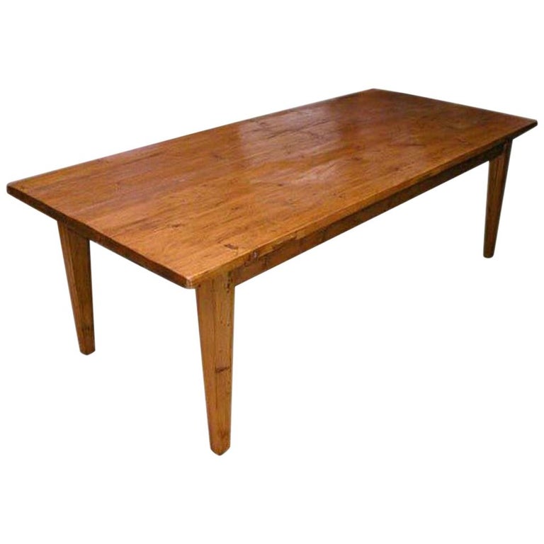 Rustic Farm or Harvest Table, Built to Order by Petersen Antiques For Sale