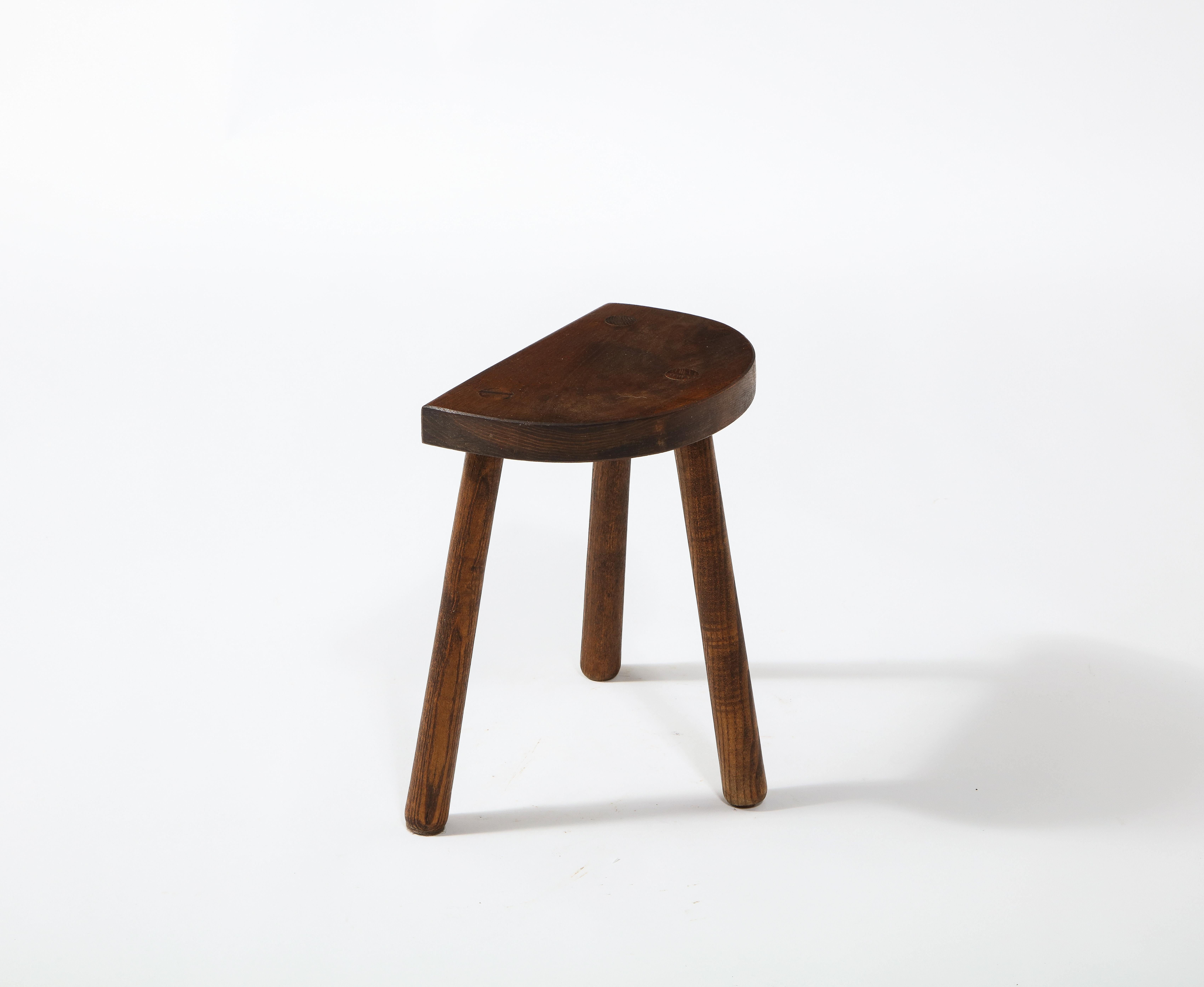 Rustic Farm Stool, France 1960's For Sale 1