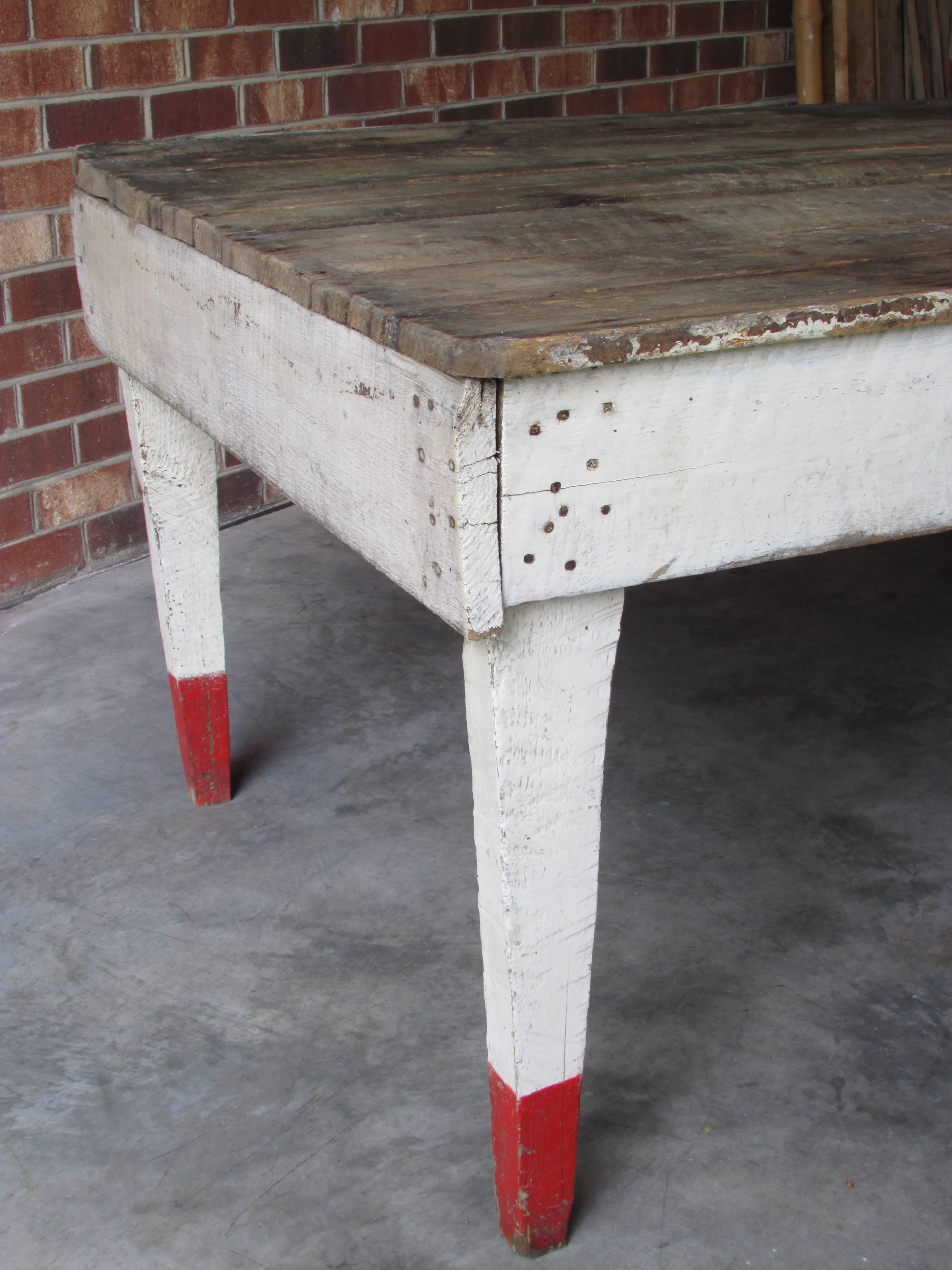 Wood Rustic Farm Table For Sale