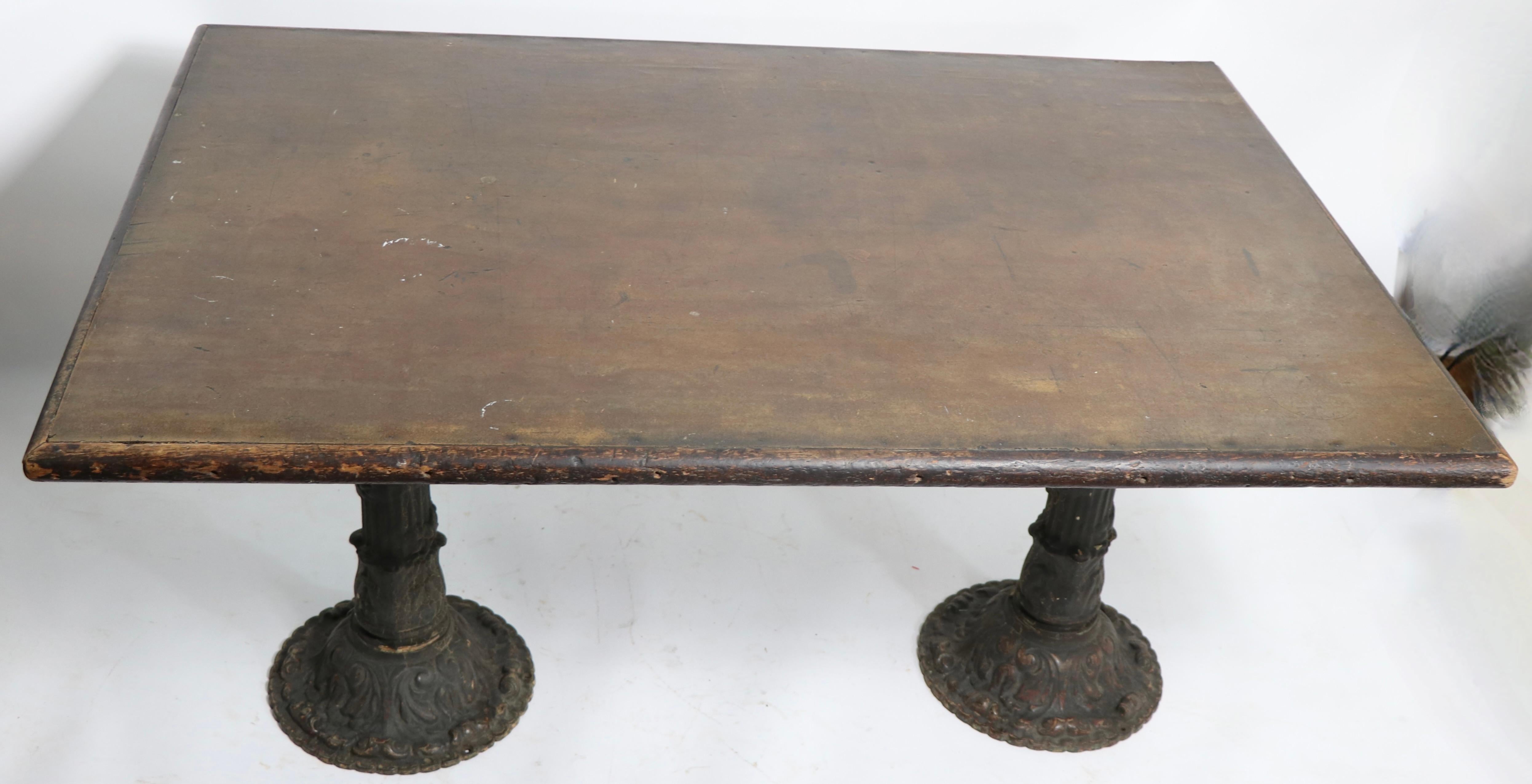 Rustic Farm Work Dining Table For Sale 1