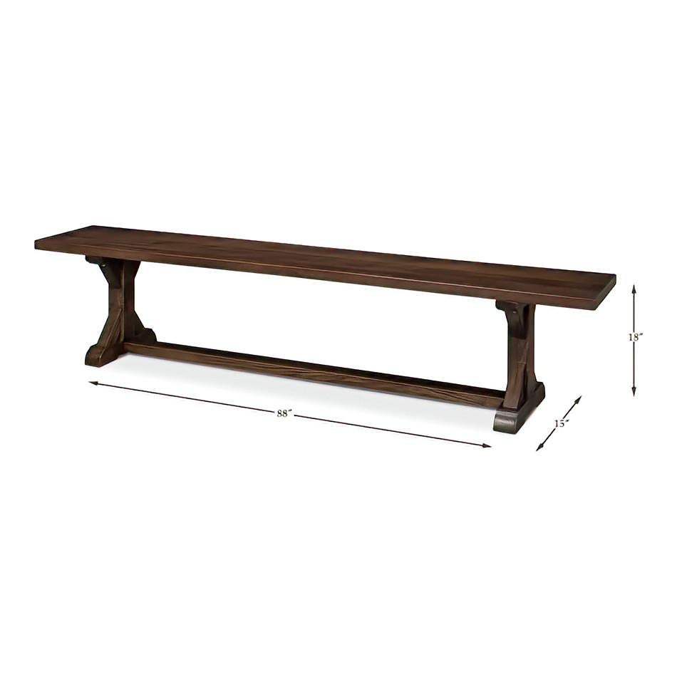 Rustic Farmhouse Bench For Sale 4
