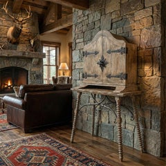 Rustikales Bauernhaus Kabinett auf Stand