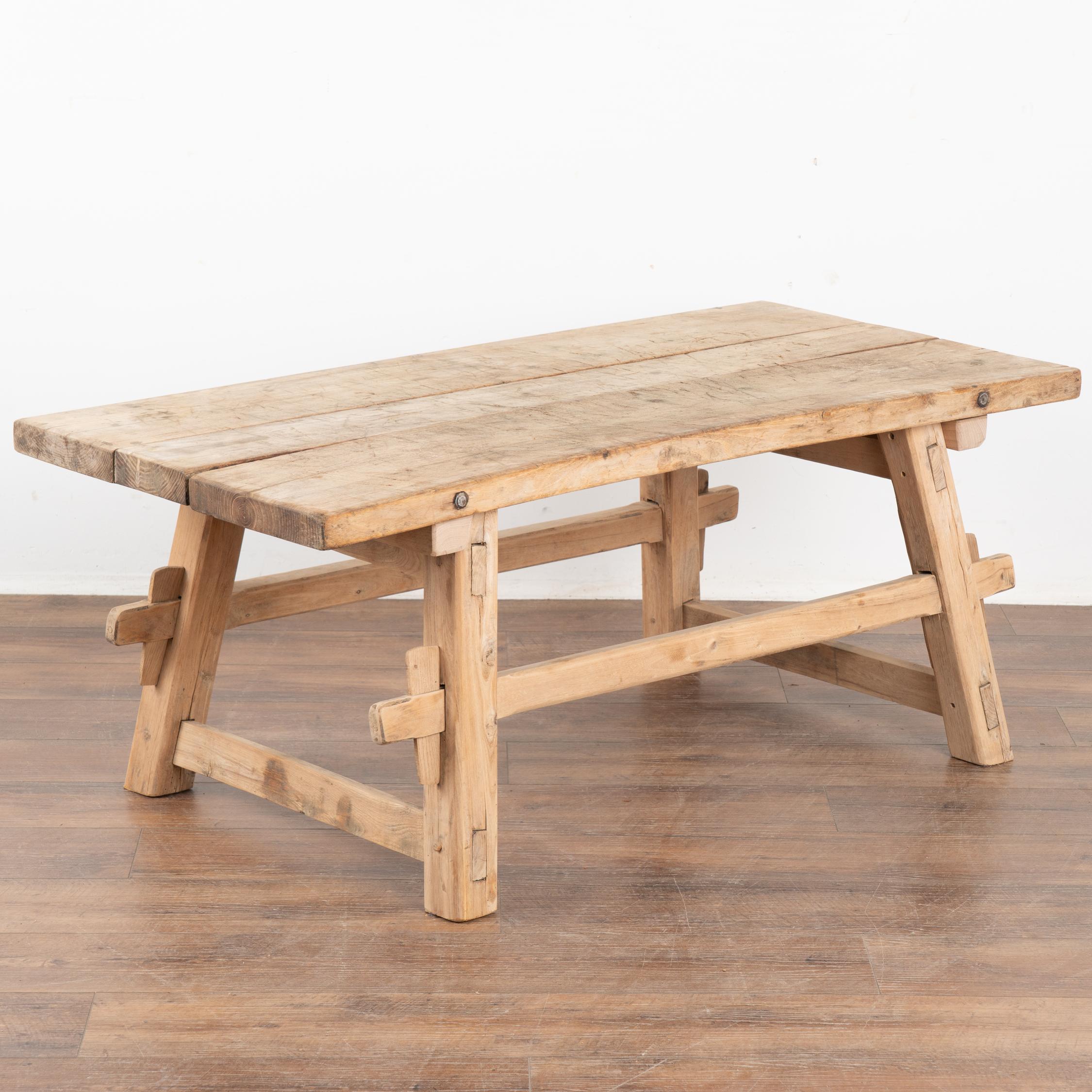 Rustic Farmhouse Coffee Table, Hungary circa 1900's For Sale at 1stDibs