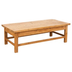 Used Rustic Farmhouse Coffee Table, Hungary circa 1900's