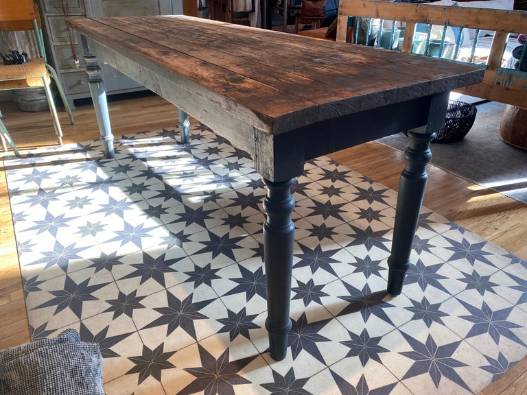 French Rustic Farmhouse Dining Table