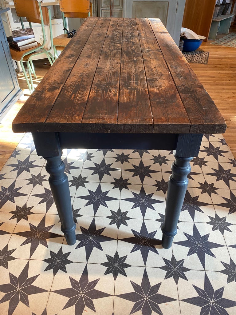 Rustic Farmhouse Dining Table at 1stDibs rustic farmhouse table
