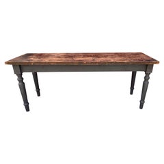 Vintage Rustic Farmhouse Dining Table