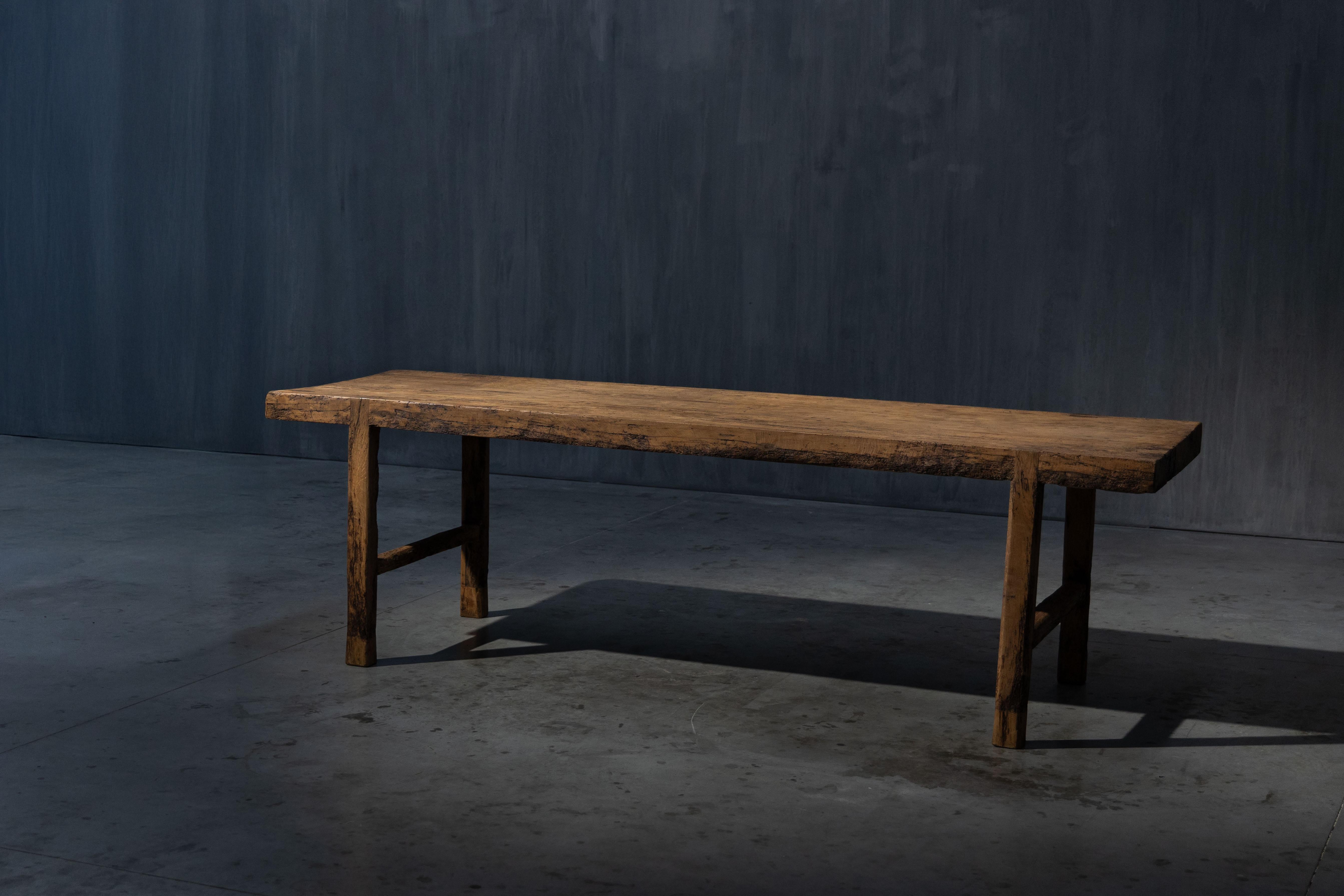 Français Table de salle à manger rustique, France, années 1950 en vente