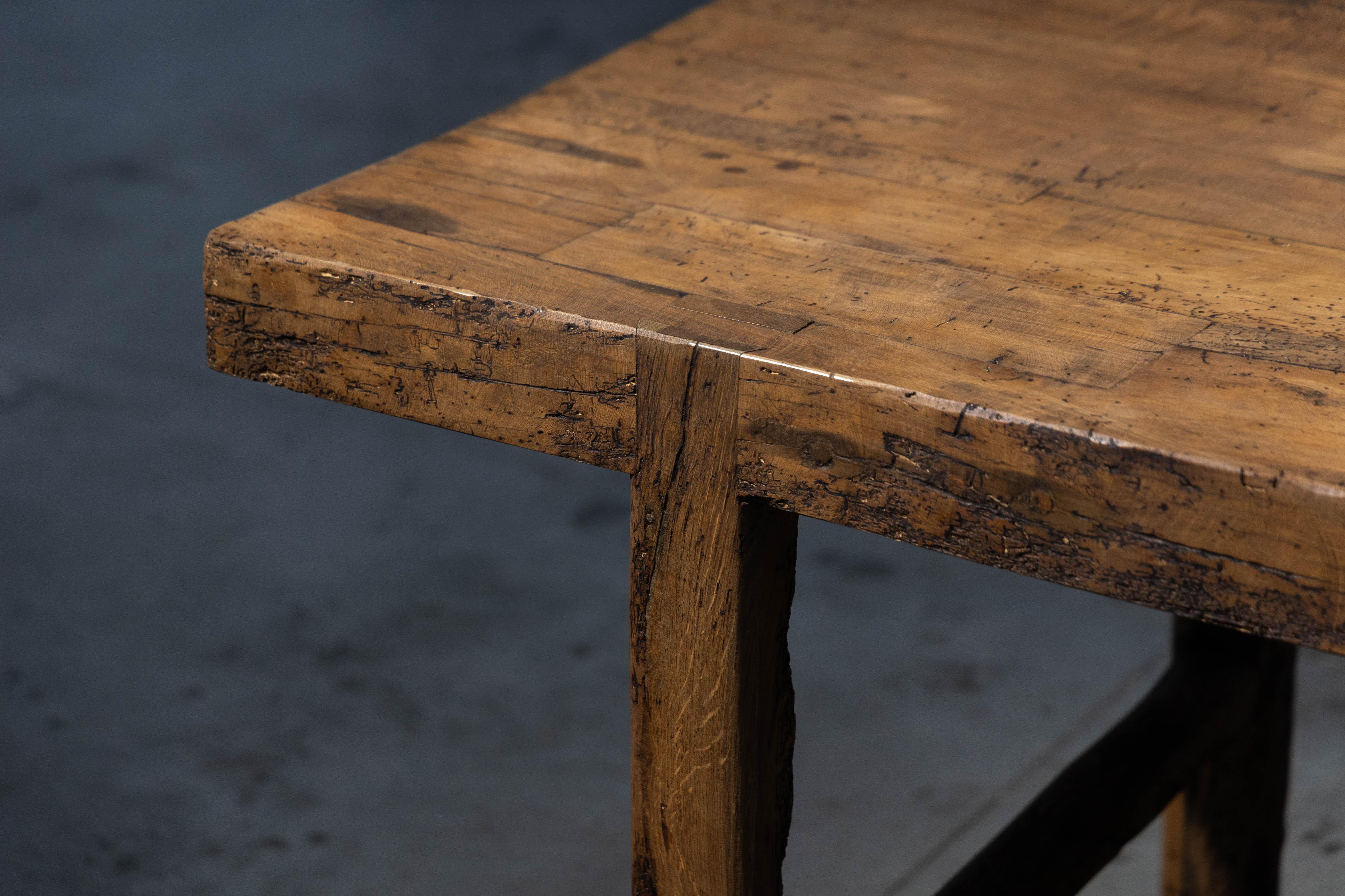 Table de salle à manger rustique, France, années 1950 Bon état - En vente à Antwerp, BE