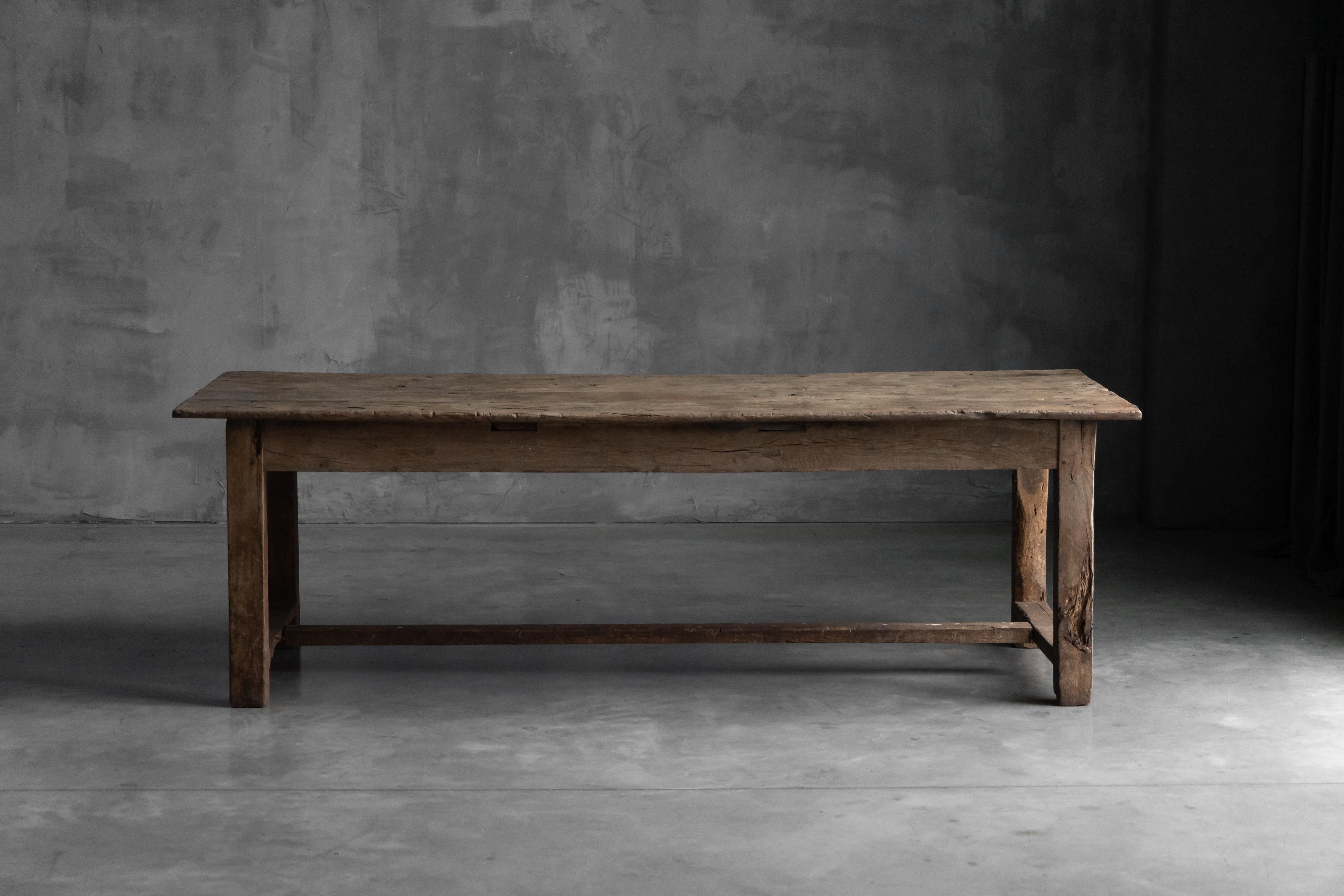 Rustique Rustic Farmhouse Dining Table, France, 19th Century en vente