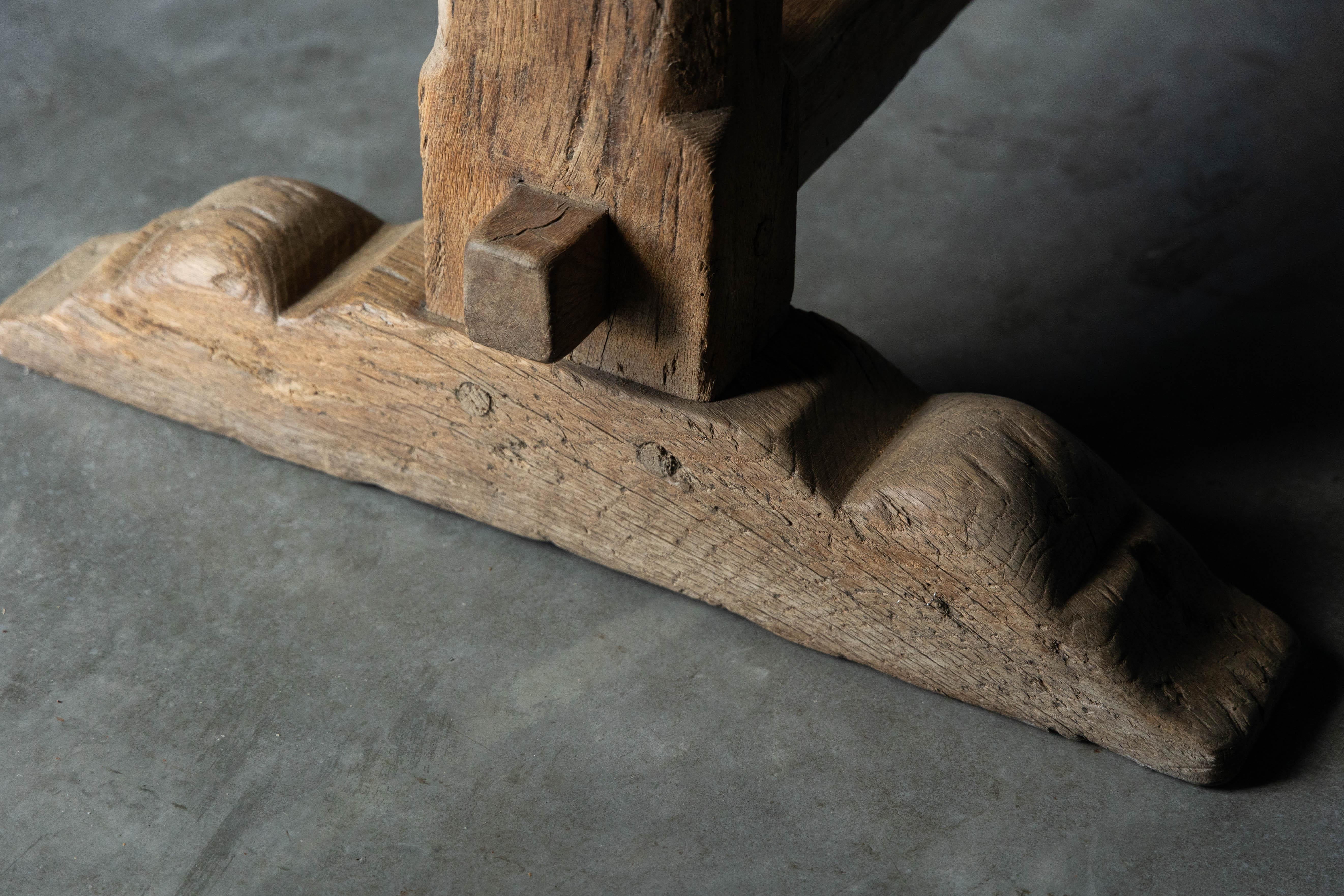 Table à manger de ferme rustique, France, début du 20e siècle en vente 3