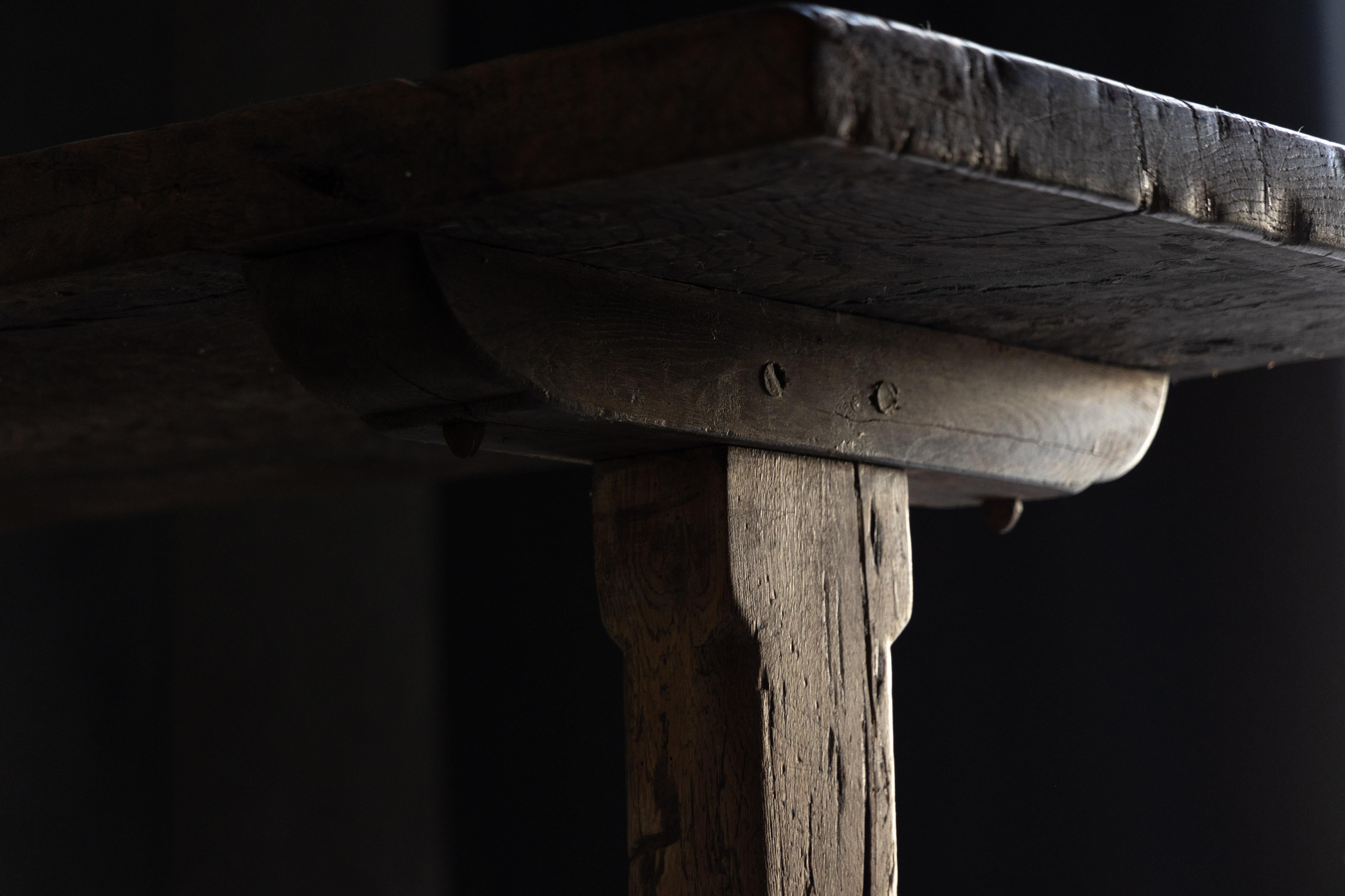 Table à manger de ferme rustique, France, début du 20e siècle en vente 7