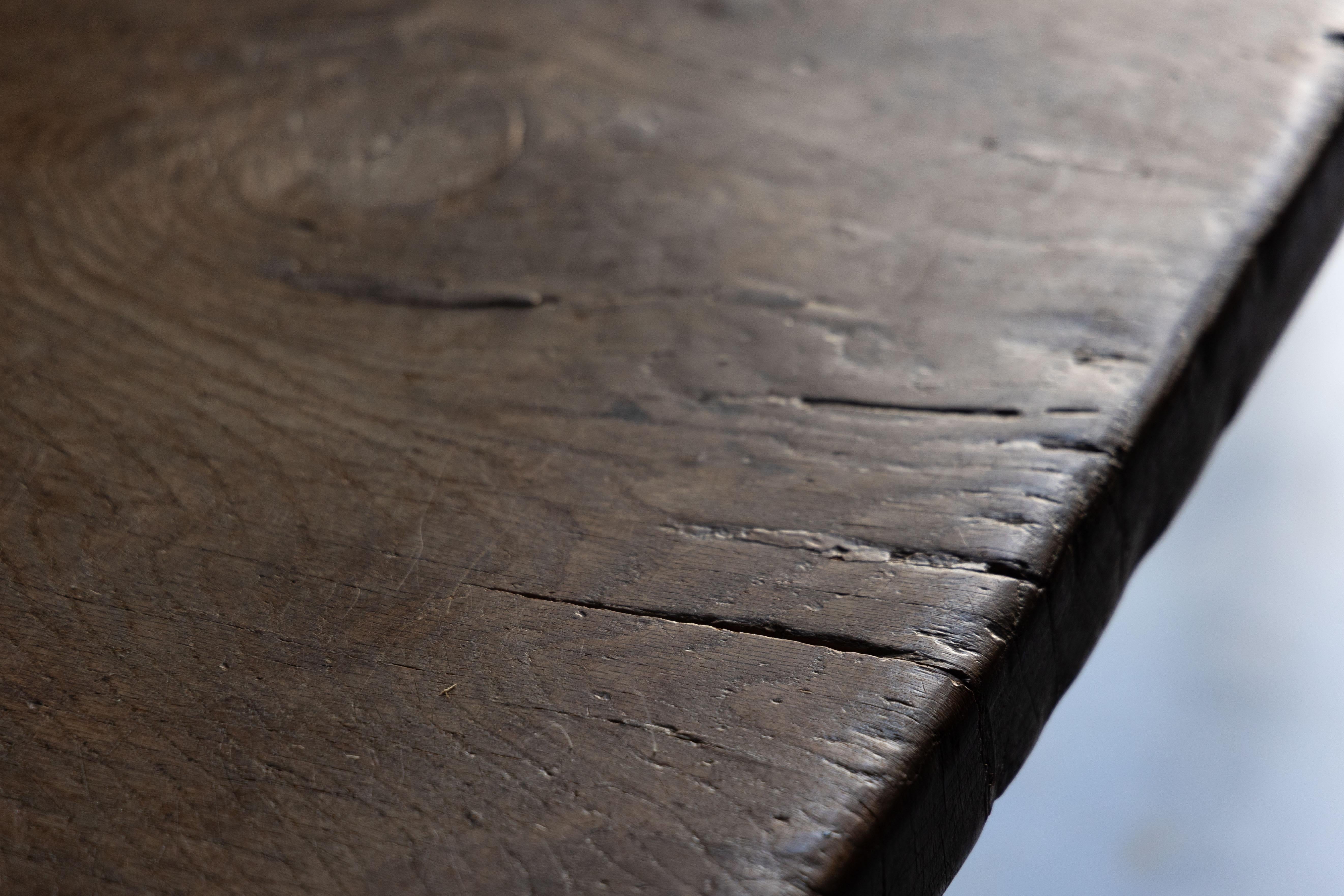 Table à manger de ferme rustique, France, début du 20e siècle en vente 8