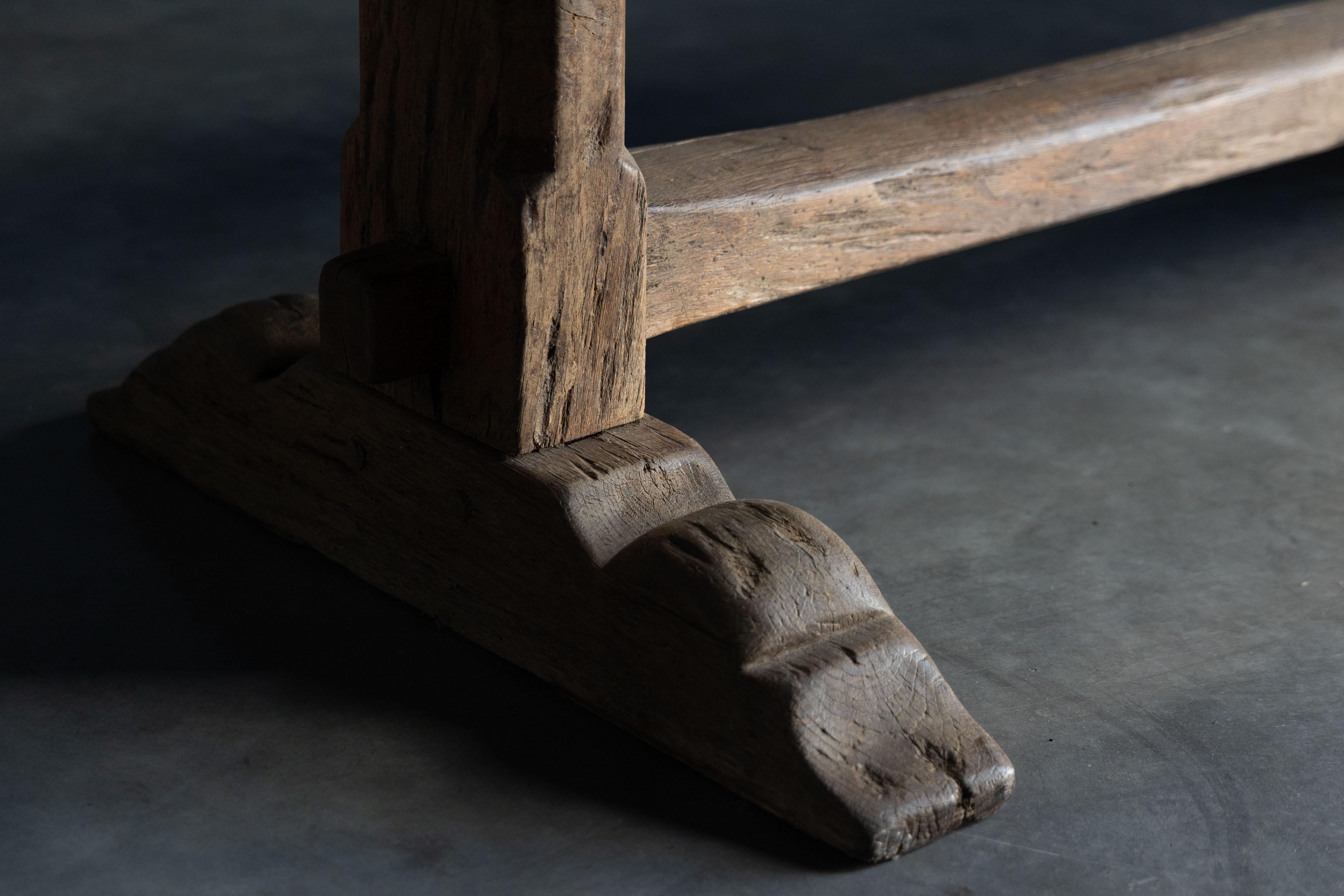 Table à manger de ferme rustique, France, début du 20e siècle en vente 1