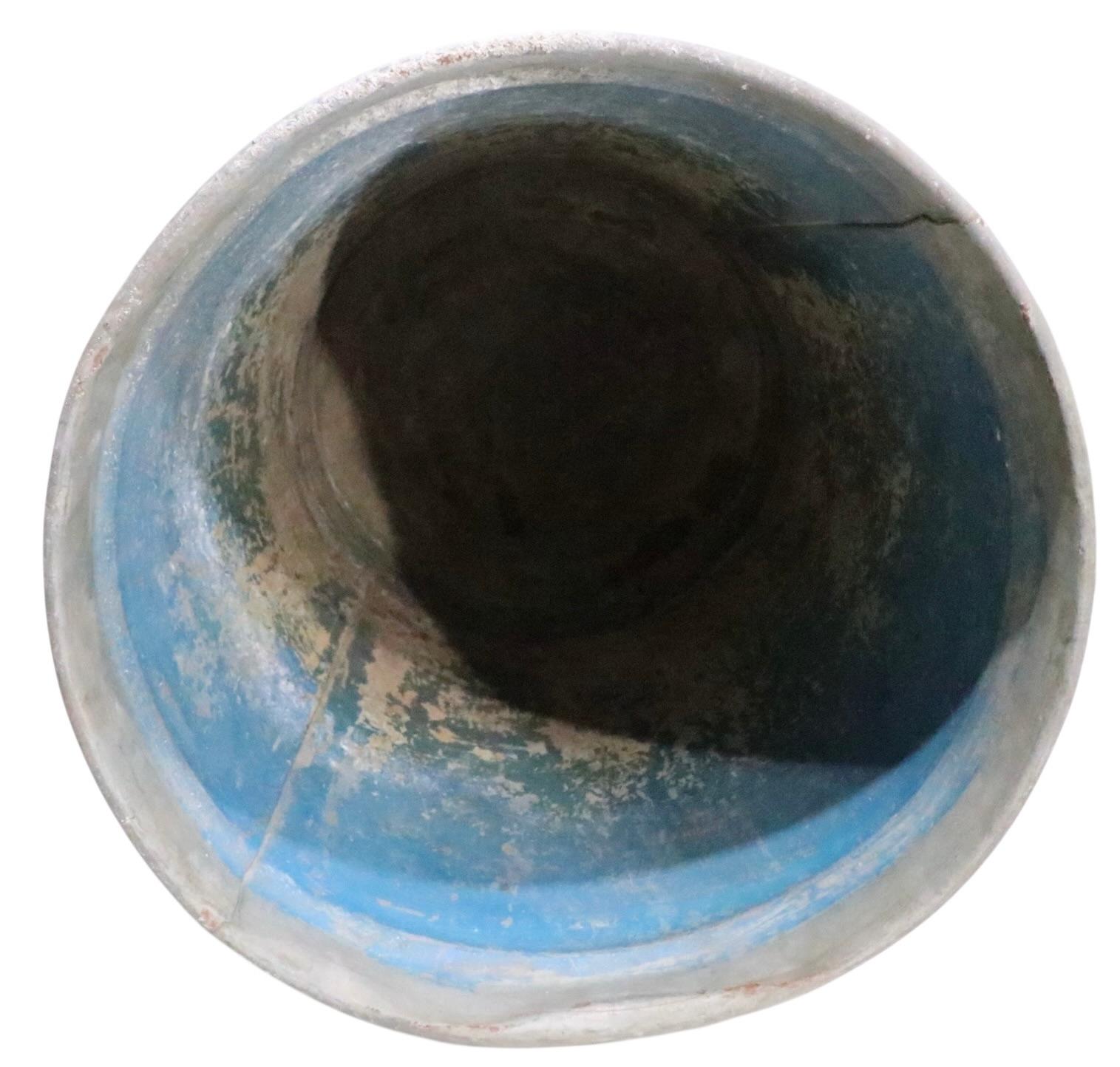 Cubos de hojalata galvanizada de estilo industrial rústico 16 disponibles en venta 2