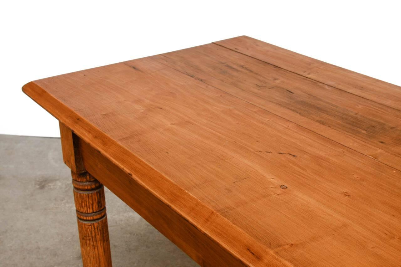 Rustic Farmhouse Oak Work Table or Console 1
