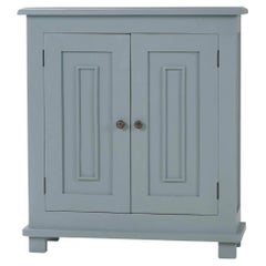 Rustic Farmhouse Side Cabinet - Ocean Blue