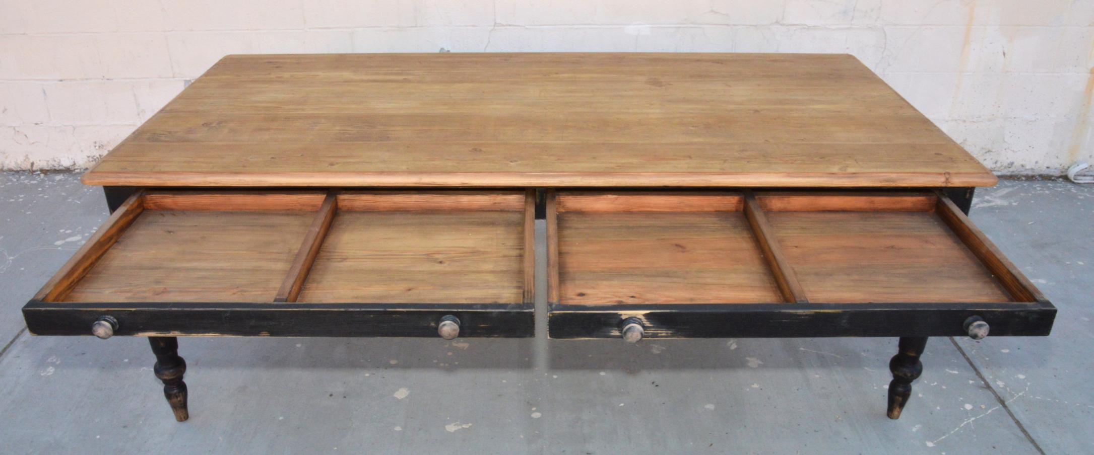 reclaimed wood farmhouse table