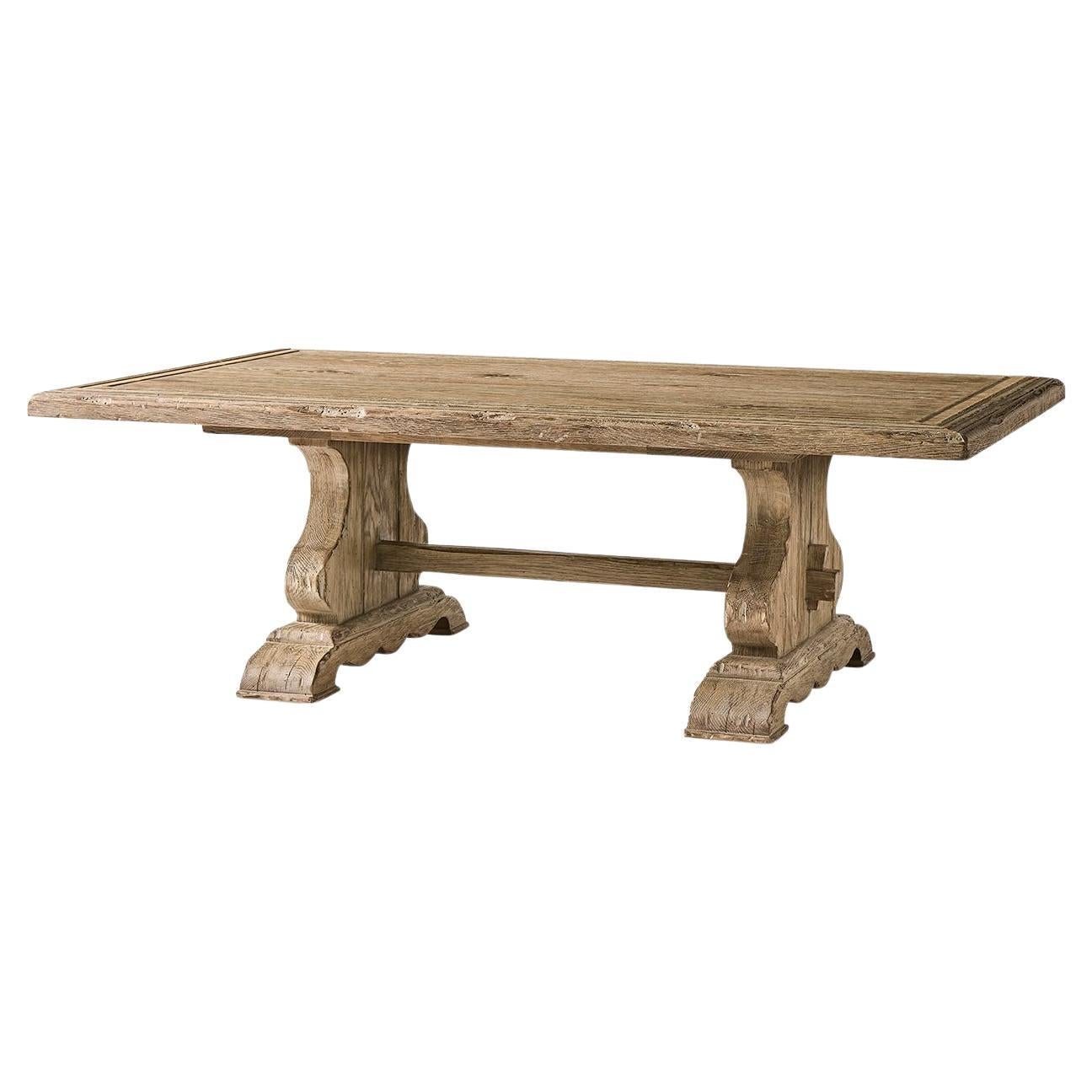 Rustic Farmhouse Trestle Coffee Table