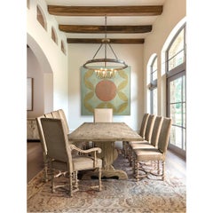 Rustic Farmhouse Trestle Dining Table