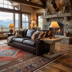 Tavolino rustico a cavalletto in Wood