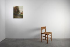 Cuadro Granja rústica de E. Depriens en óleo sobre lienzo, Bélgica ca. 1930