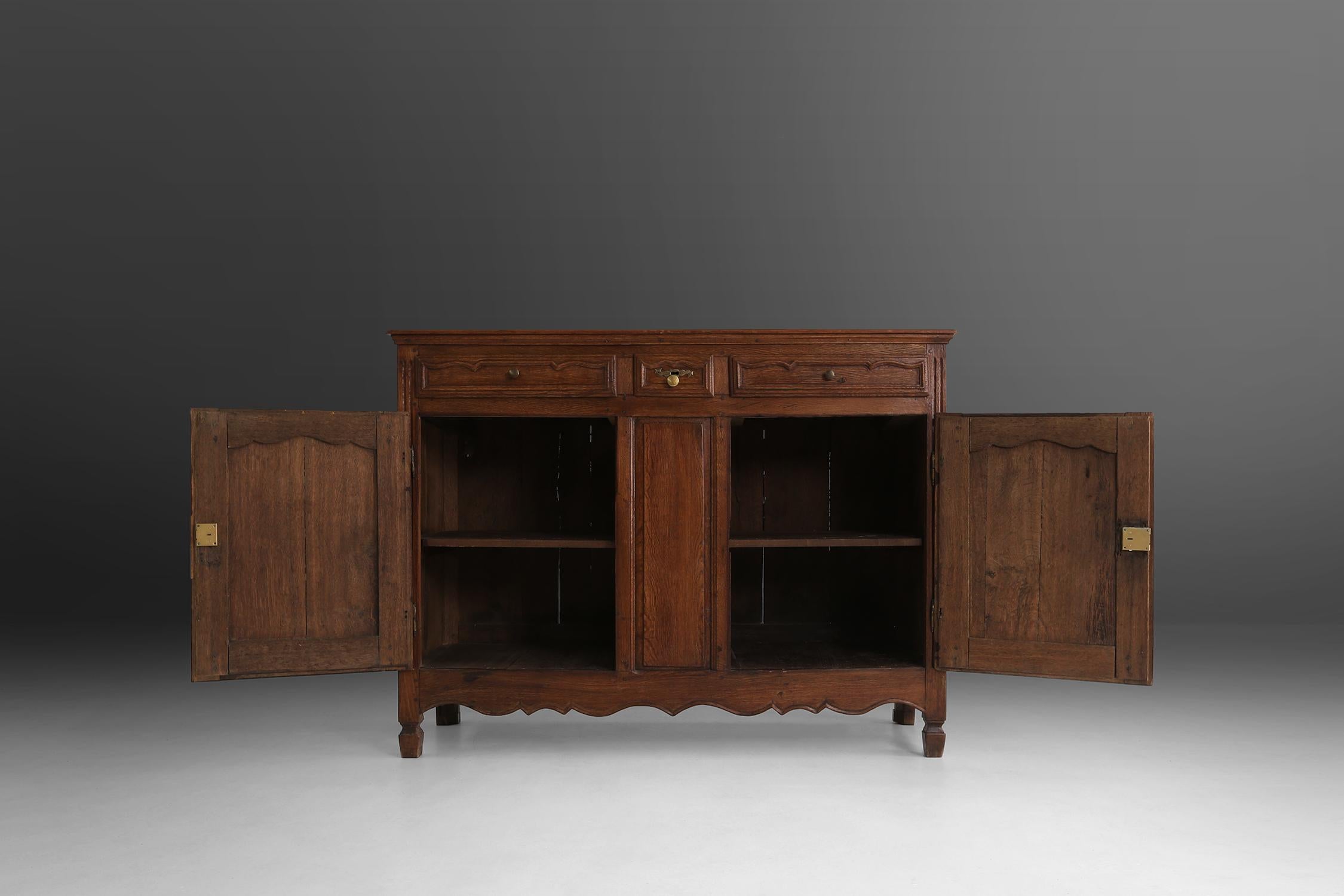 Belgian Rustic Flemish Cabinet Ca.1850 For Sale