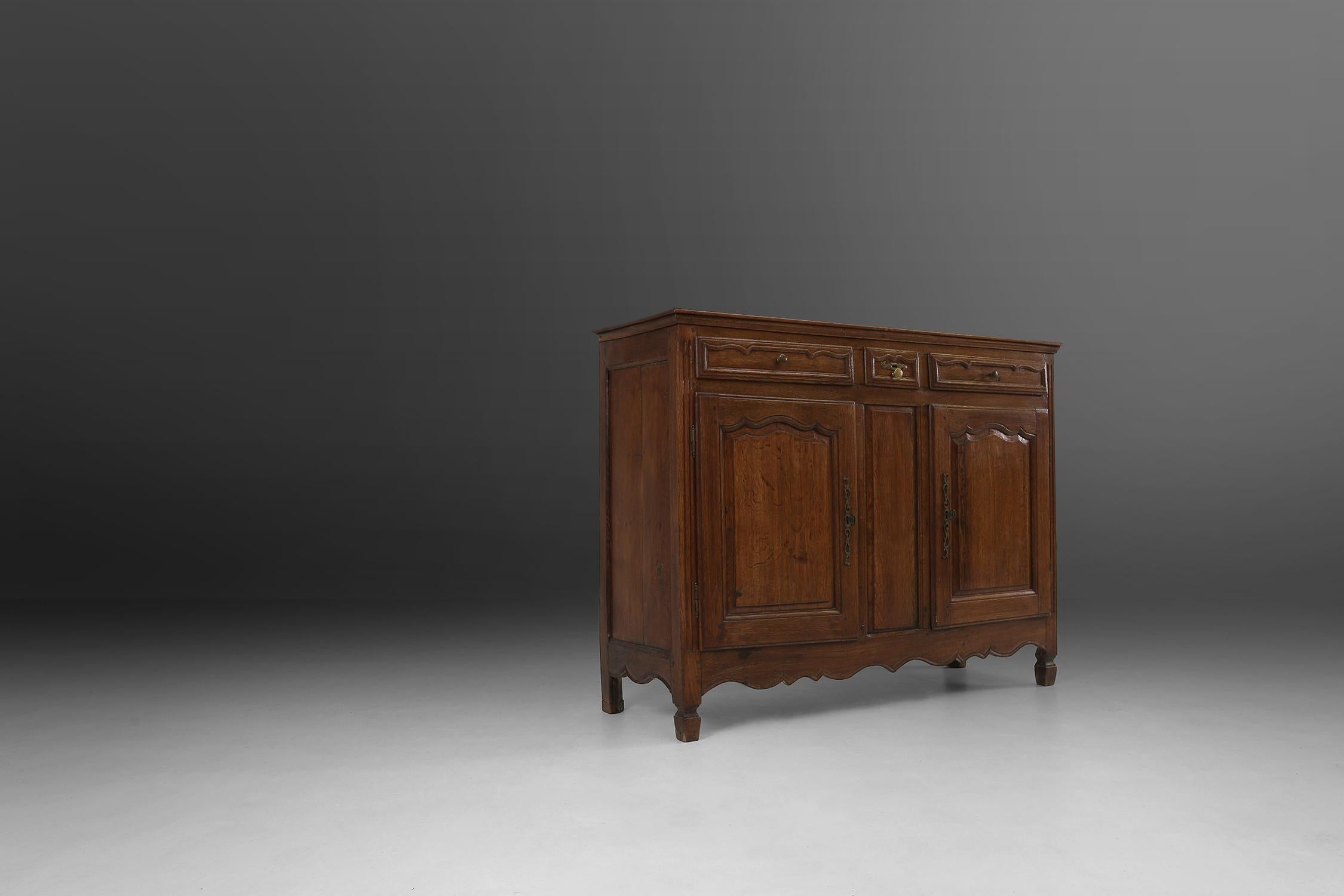 Rustic Flemish Cabinet Ca.1850 For Sale 3