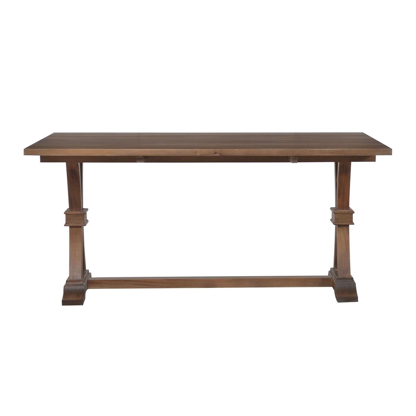 Asian Rustic Fold Out Console Table For Sale