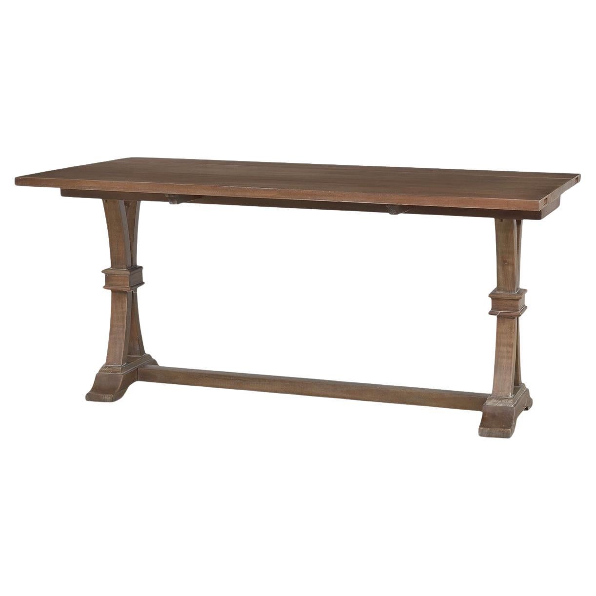 Rustic Fold Out Console Table For Sale