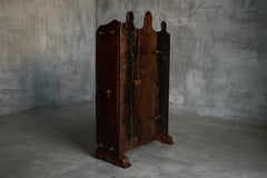 Rustic Folk Art Cabinet, Spain, 19th Century
