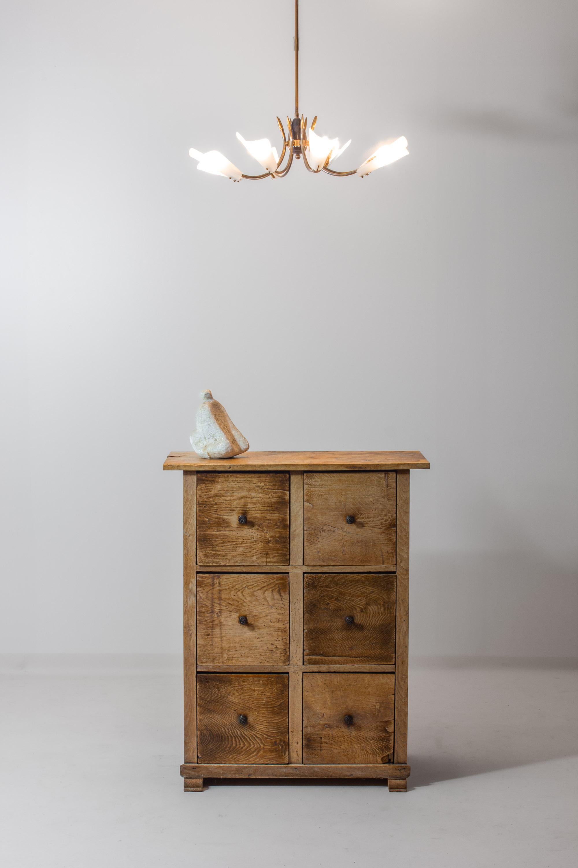 Rustique Commode rustique d'art populaire, France, années 1900 en vente
