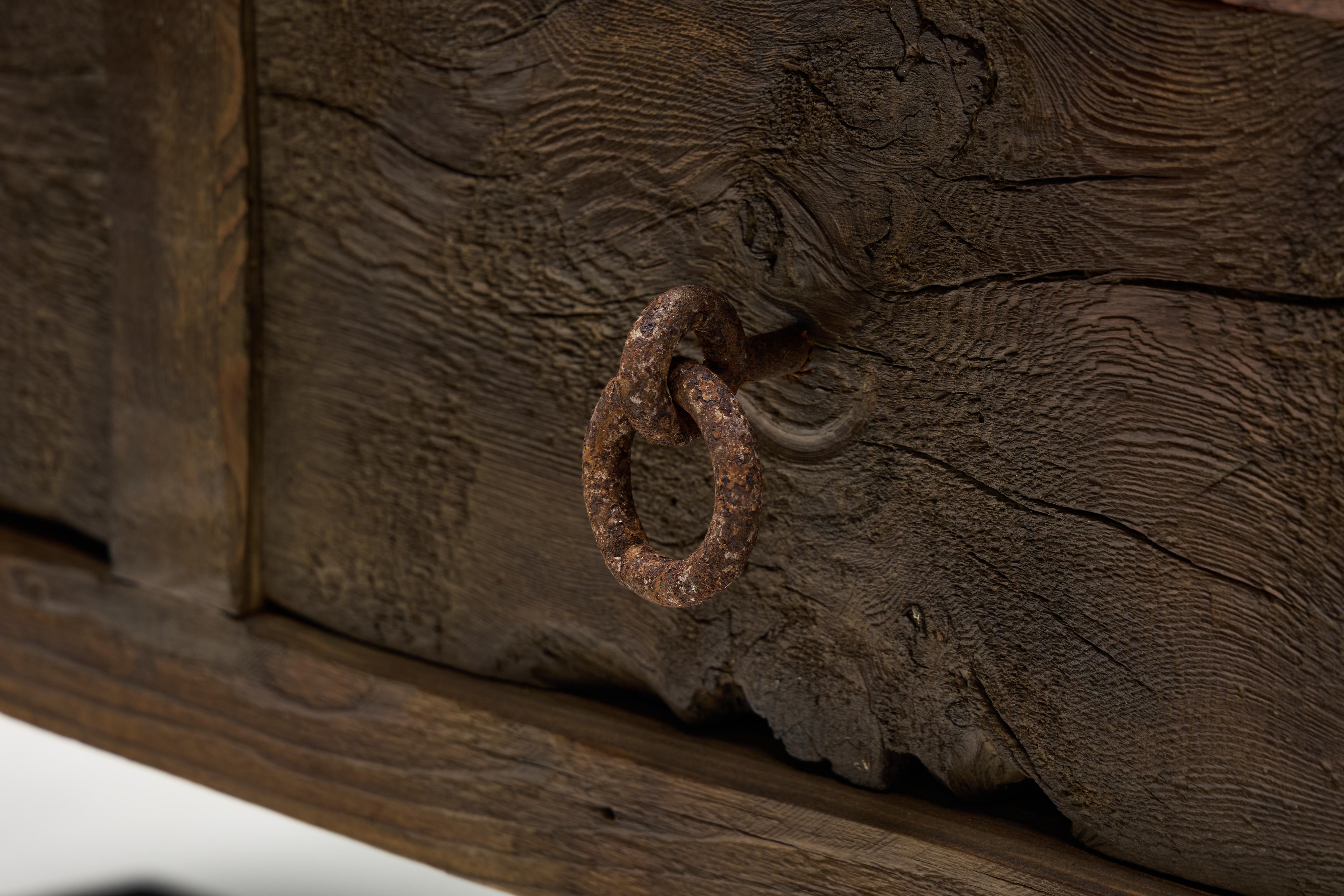 Rustic Folk Art Console Table, France, 18th Century 10