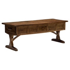 Rustic Folk Art Console Table, France, 18th Century