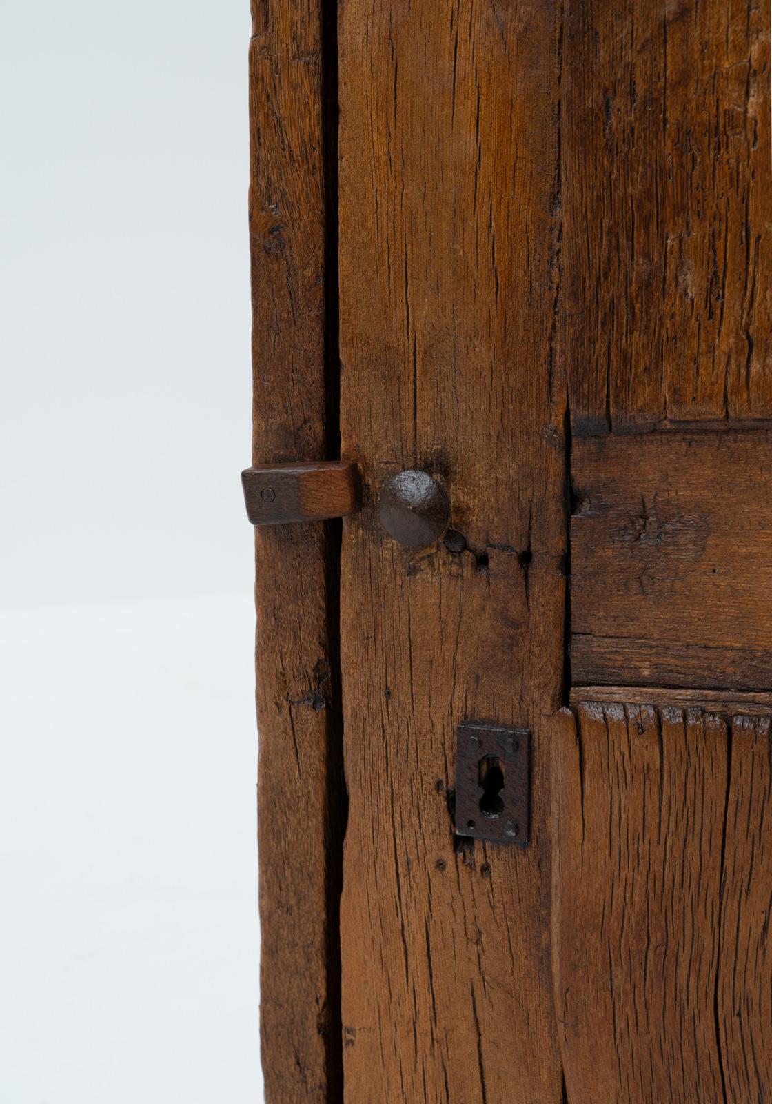 XIXe siècle Armoire rustique d'art populaire Travail Populaire,  France 19ème siècle en vente