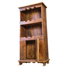 Rustic Folk Art Travail Populaire Cabinet, France, 19th Century
