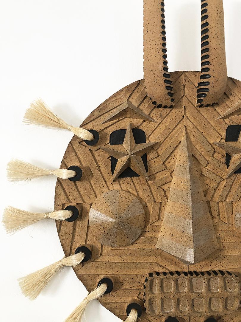 American Rustic Fool Mask by Keavy Murphree