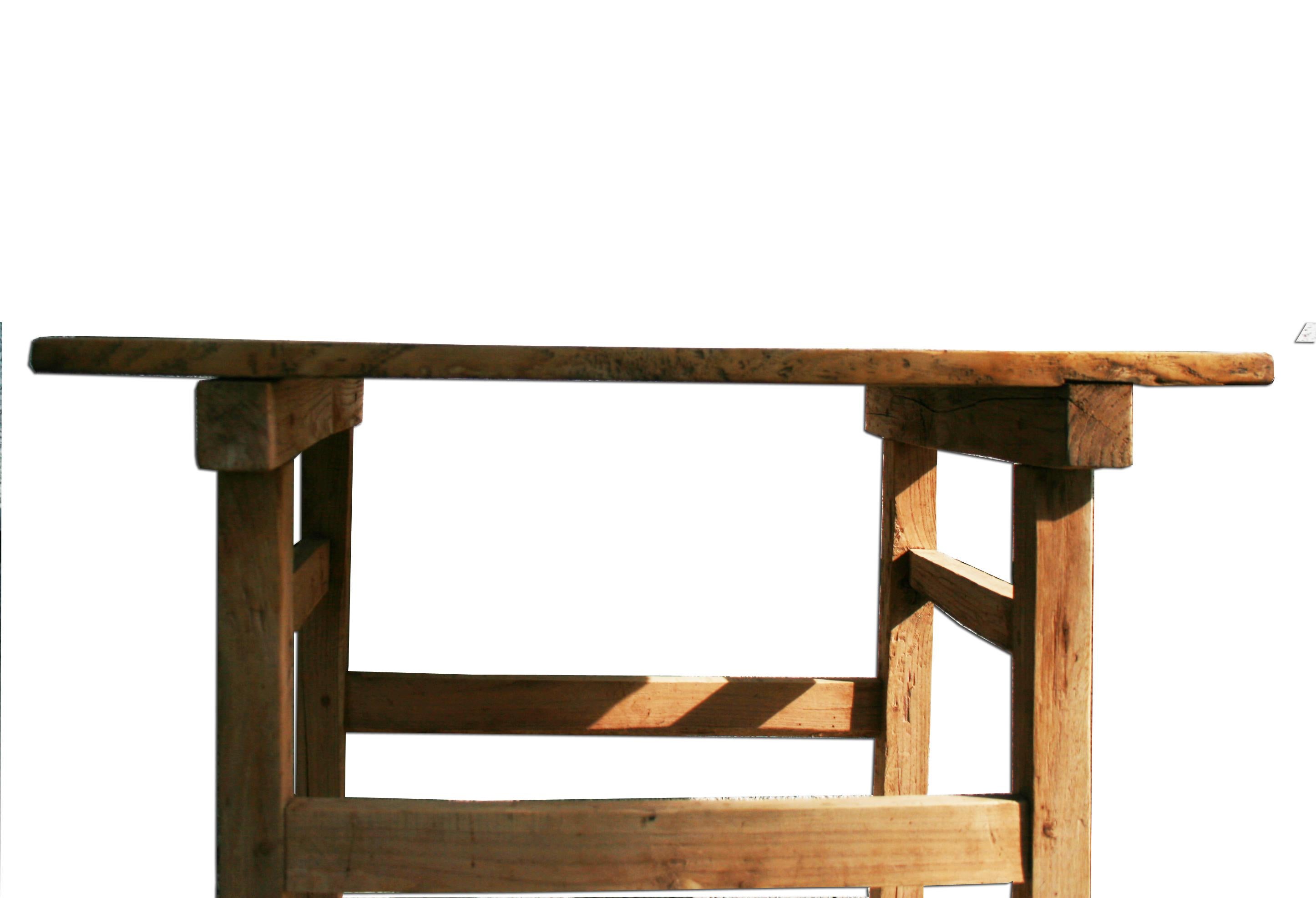 Rustic  Fram Side Table  From Spain For Sale 4