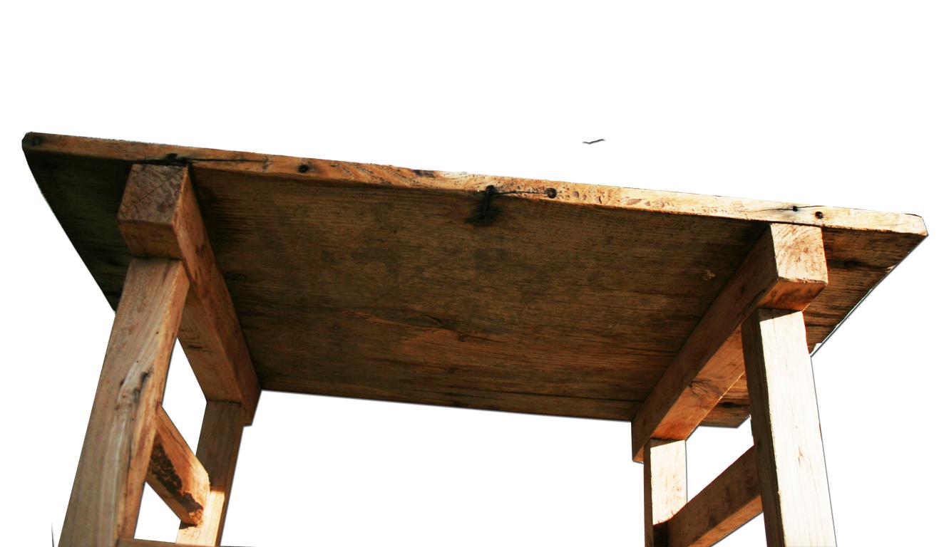 Rustic  Fram Side Table  From Spain For Sale 8