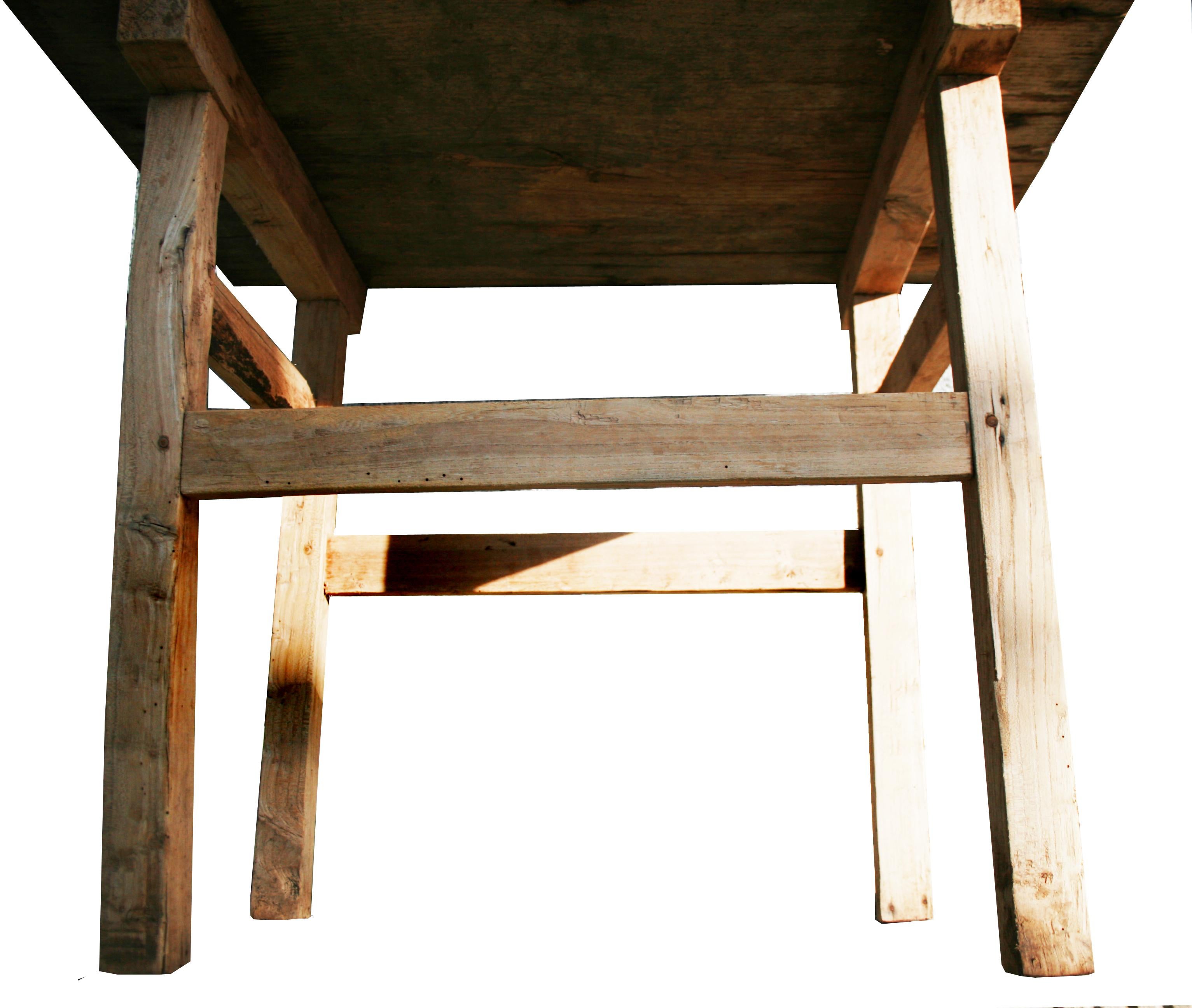Rustic  Fram Side Table  From Spain For Sale 1