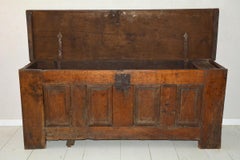 Rustic French 17th Century Coffer Blanket Chest