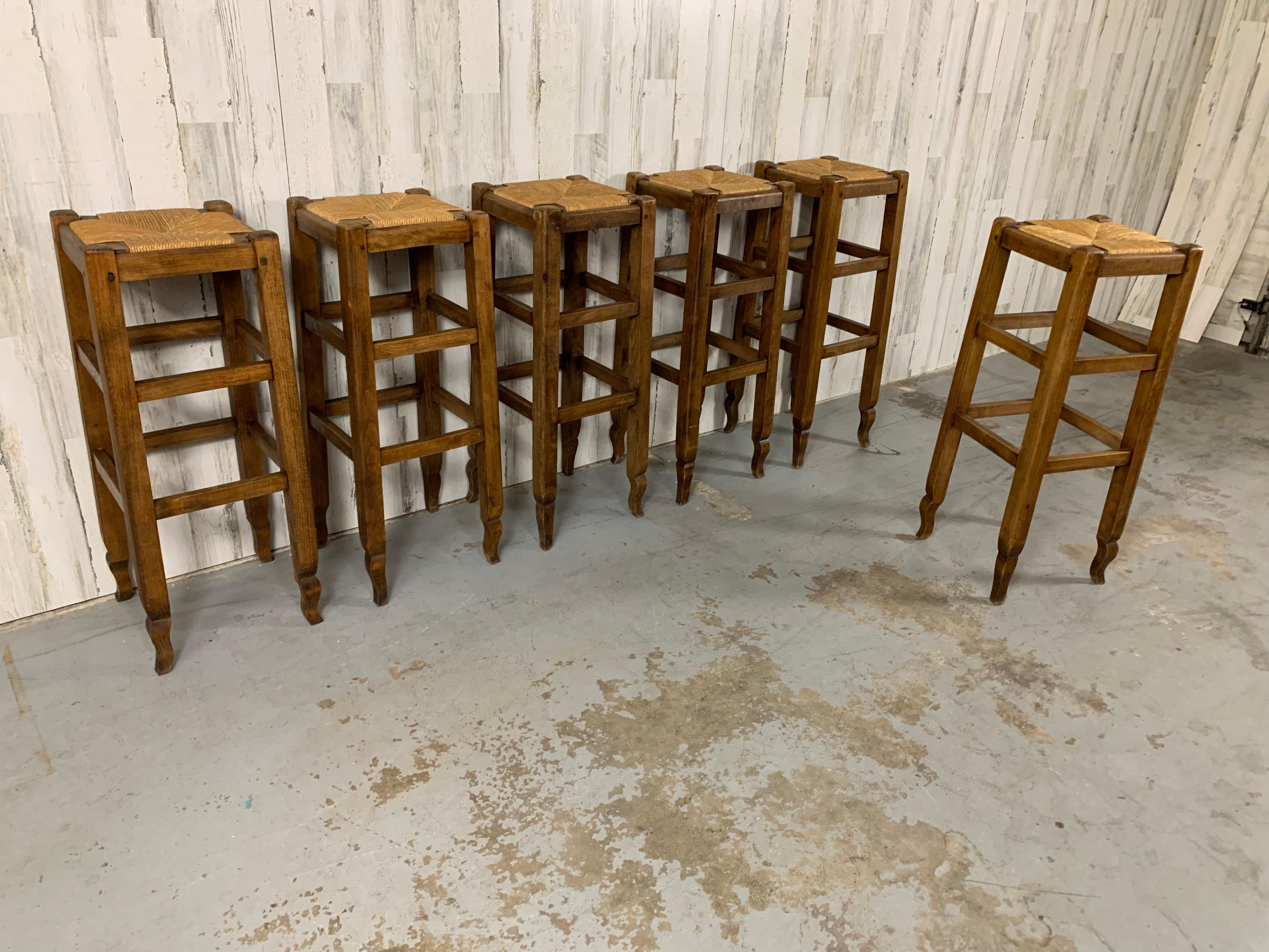 Rustic French Bar Stools For Sale 1
