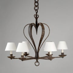 Rustic French Bastille Chandelier