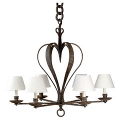 Rustic French Bastille Chandelier